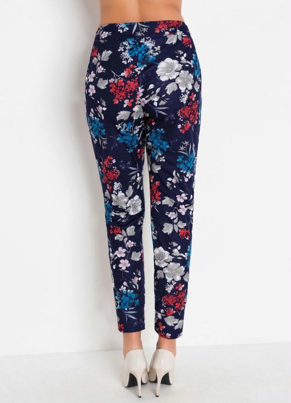 Outlet - Calça Jogger Floral com Elástico na Cintura 6