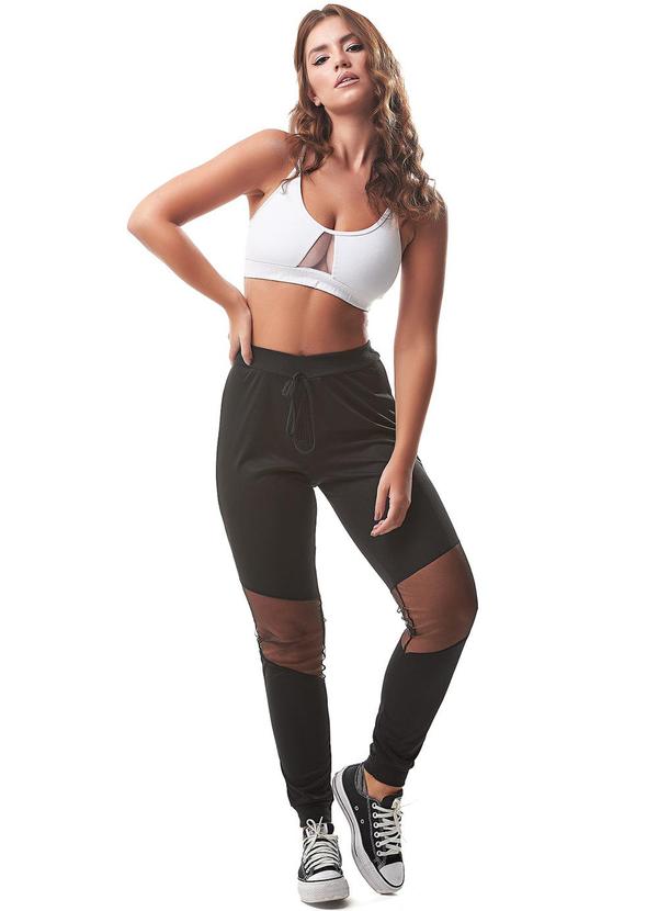 E-blossom - Calça Jogger Raquel Preto 2