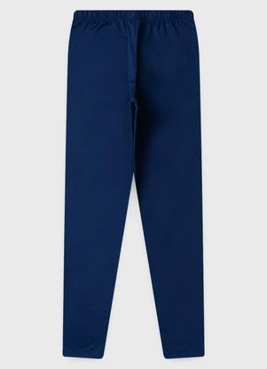 Vida Costeira - Calça Legging de Térmica Flanelada Marinho - VIDA COSTEIRA