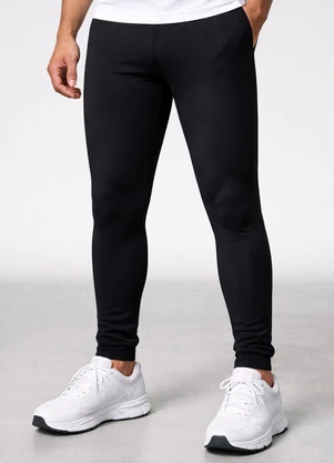 Vida Costeira - Calça Legging de Térmica Flanelada Preto - VIDA COSTEIRA