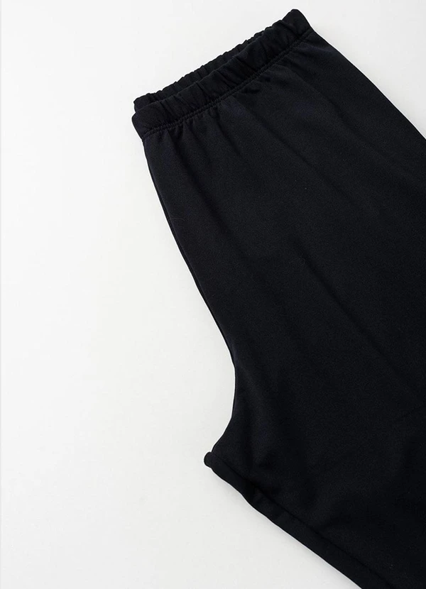 Vida Costeira - Calça Legging de Térmica Flanelada Preto 3