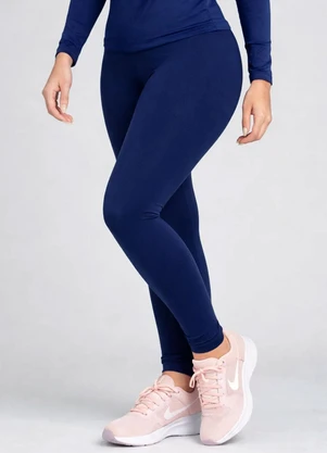 Vida Costeira - Calça Legging Térmica Flanelada Marinho - VIDA COSTEIRA