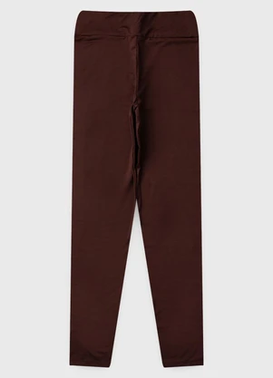 Vida Costeira - Calça Legging Térmica Flanelada Marrom - VIDA COSTEIRA