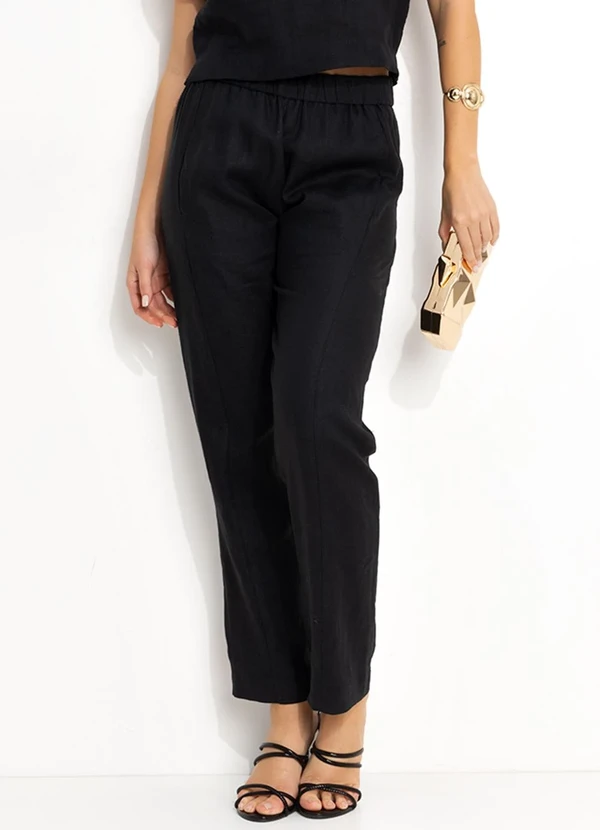 Souq - Calça Linho Preto