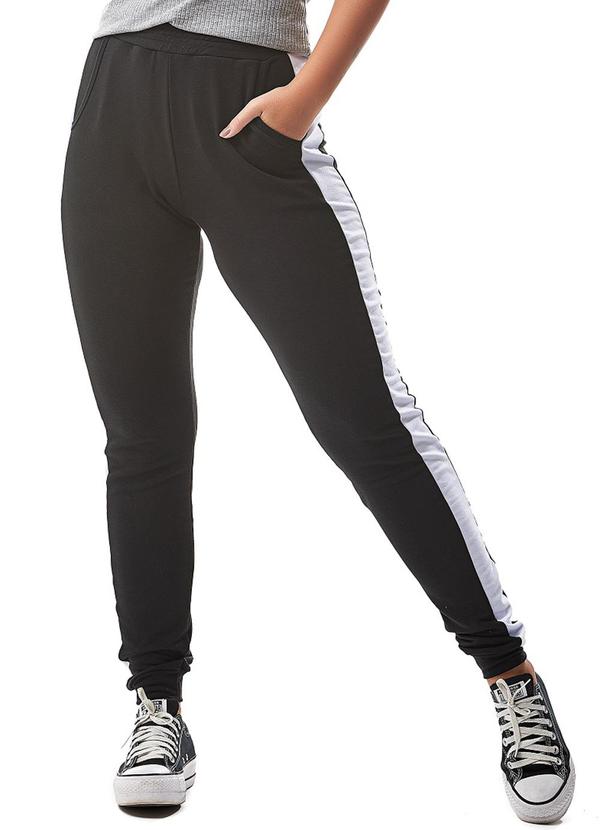 E-blossom - Calça Milena Preto