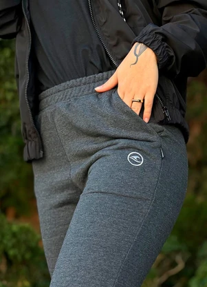 Outlet - Calça Moletom Cinza - OUTLET