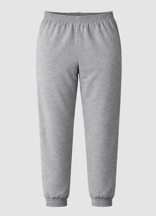 Yends Fashion - Calça Moletom Feminina Básica Cinza 5