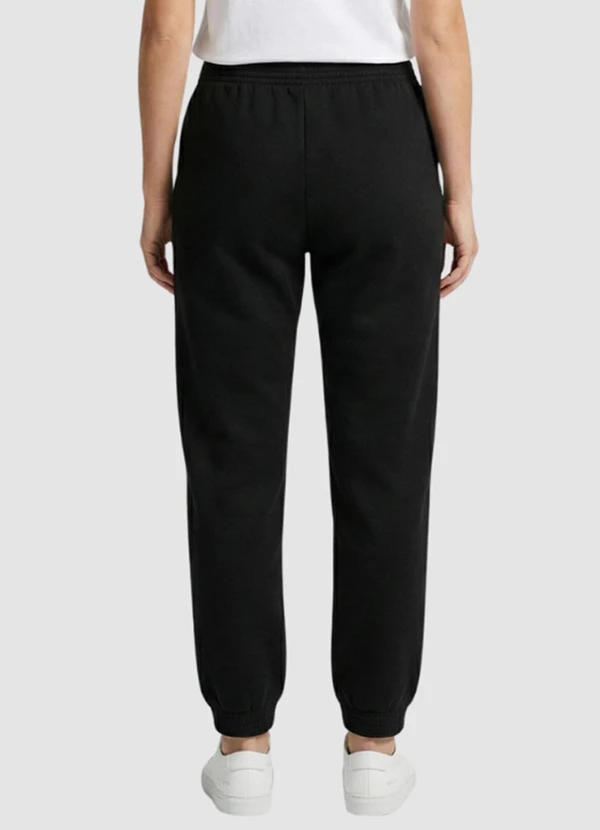 Yends Fashion - Calça Moletom Feminina Básica Preto 2