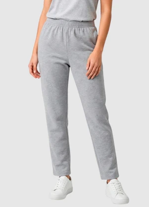 Yends Fashion - Calça Moletom Feminina Básica Preto - YENDS FASHION