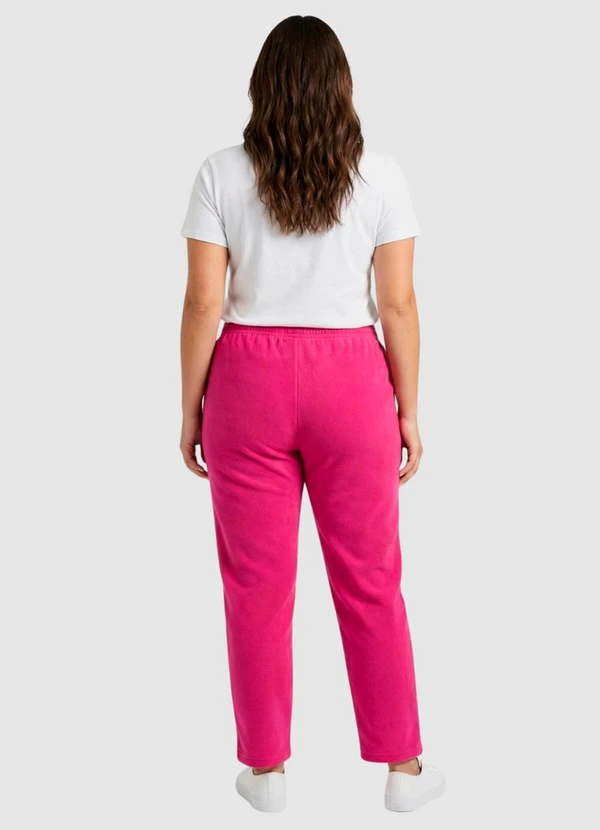 Yends Fashion - Calça Moletom Feminina Básica Preto 2