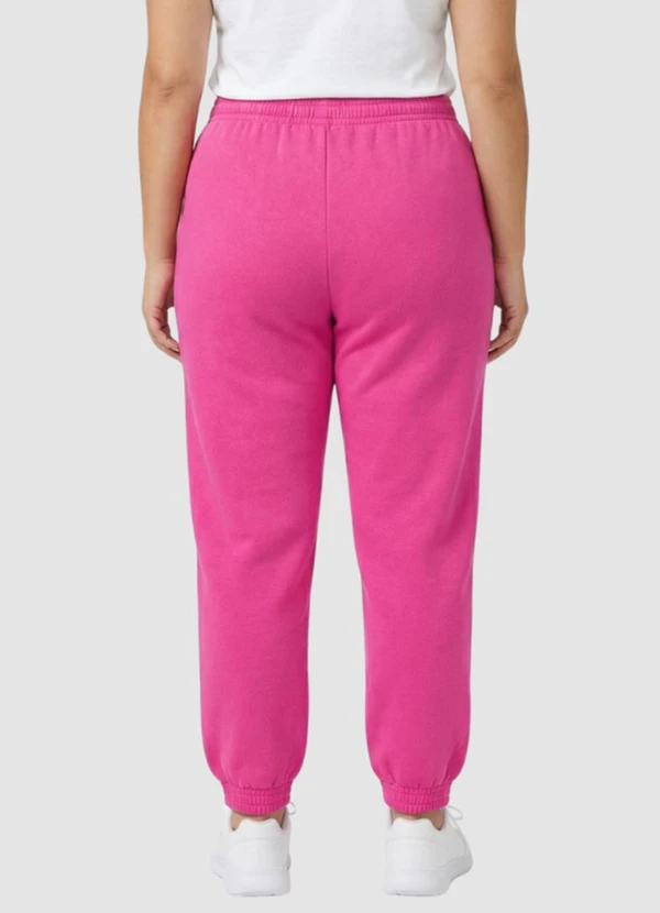 Yends Fashion - Calça Moletom Feminina Básica Rosa 2