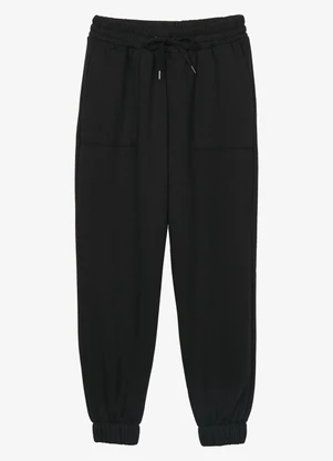 Endless - Calça Moletom Jogger Básico Preto - ENDLESS