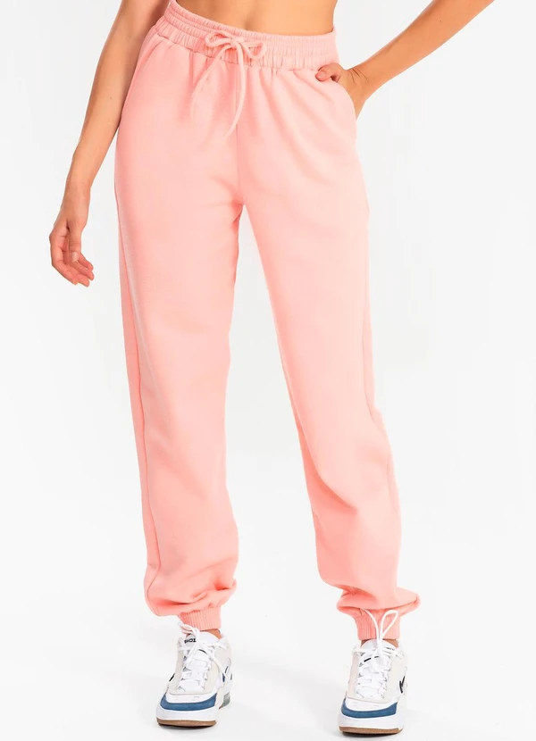 Meu Jeans - Calça Moletom Jogger Blush