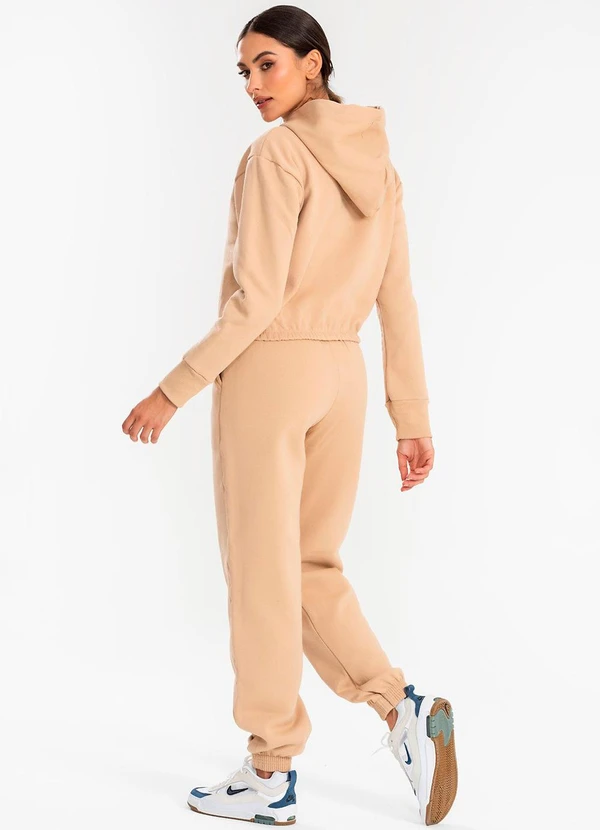Meu Jeans - Calça Moletom Jogger Cappuccino 4