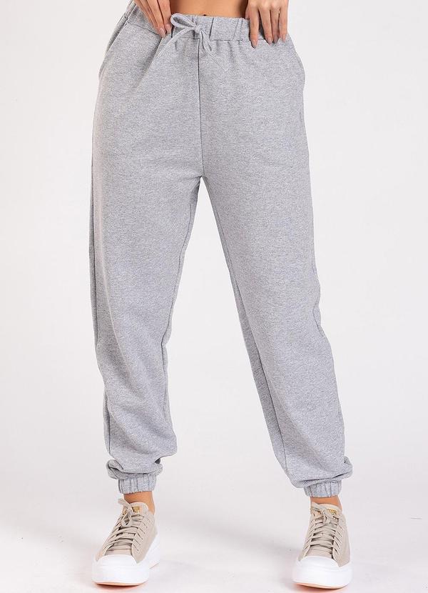 Meu Jeans - Calça Moletom Jogger Emy Mescla