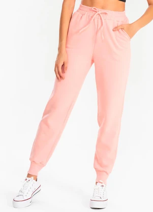 Meu Jeans - Calça Moletom Jogger Kally Blush - MEU JEANS