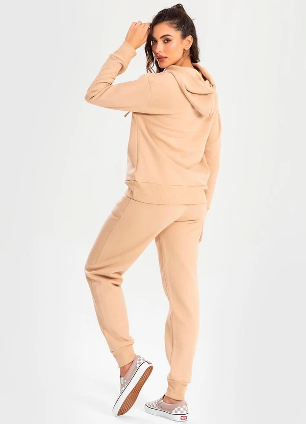 Meu Jeans - Calça Moletom Jogger Kally Cappuccino 4