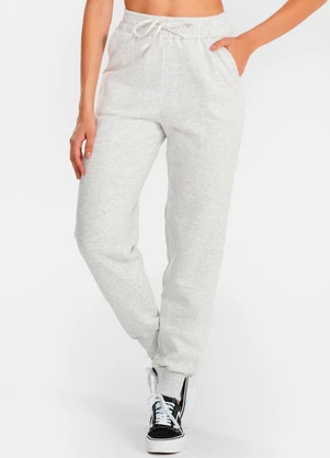 Meu Jeans - Calça Moletom Jogger Kally Mescla Banana - MEU JEANS