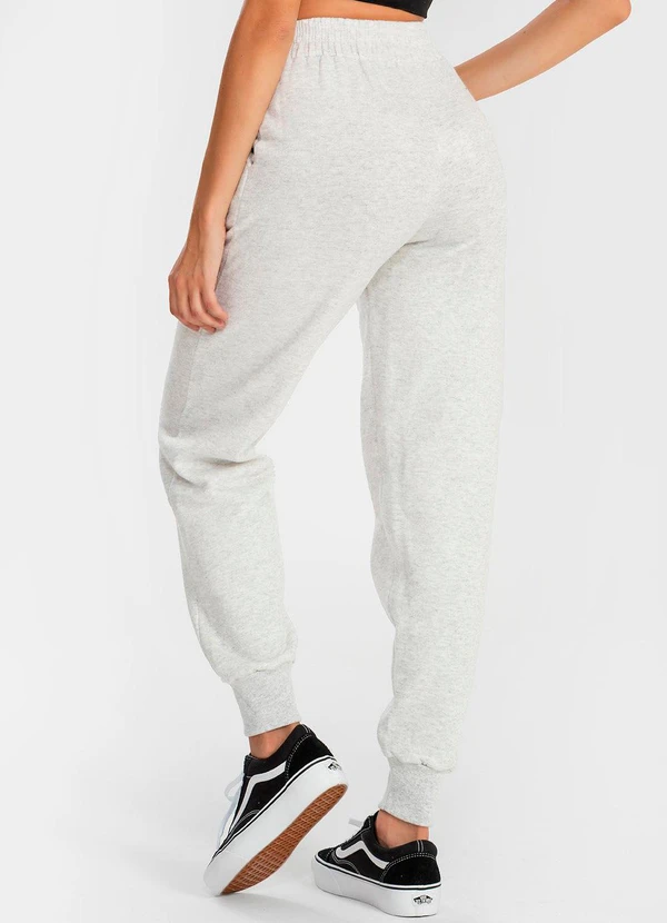 Meu Jeans - Calça Moletom Jogger Kally Mescla Banana 2