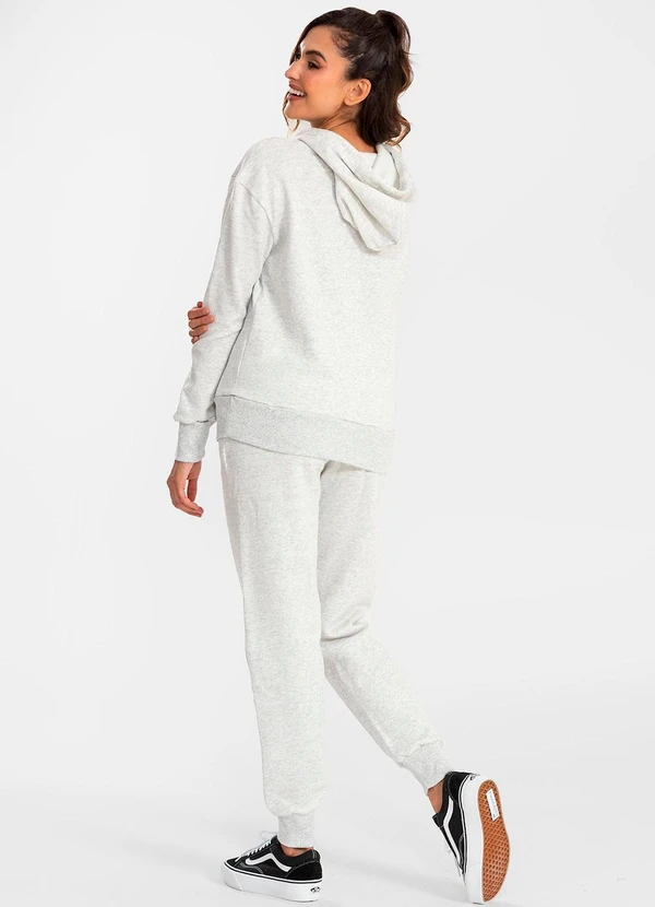 Meu Jeans - Calça Moletom Jogger Kally Mescla Banana 5