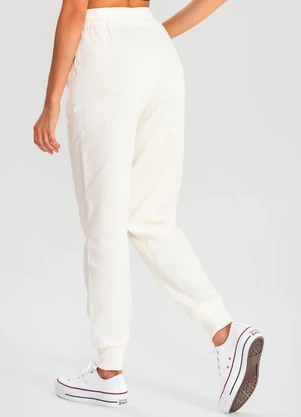 Meu Jeans - Calça Moletom Jogger Kally Off White - MEU JEANS