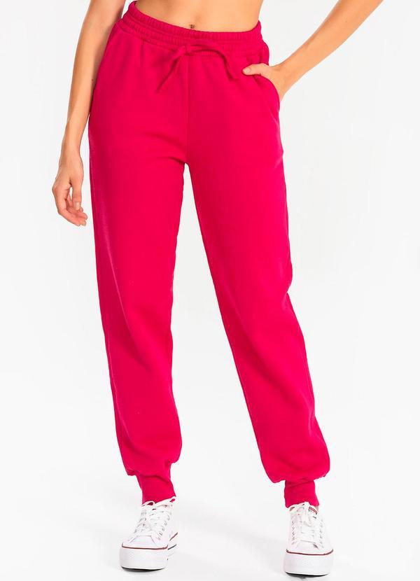 Meu Jeans - Calça Moletom Jogger Kally Pink