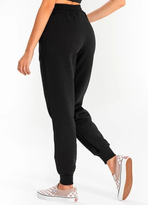 Meu Jeans - Calça Moletom Jogger Kally Preto - MEU JEANS