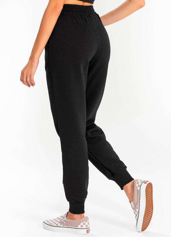 Meu Jeans - Calça Moletom Jogger Kally Preto 2