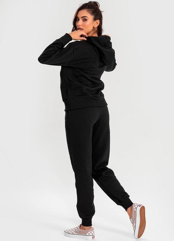 Meu Jeans - Calça Moletom Jogger Kally Preto 4