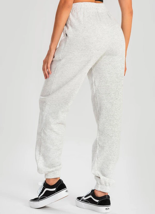 Meu Jeans - Calça Moletom Jogger Mescla Banana 2