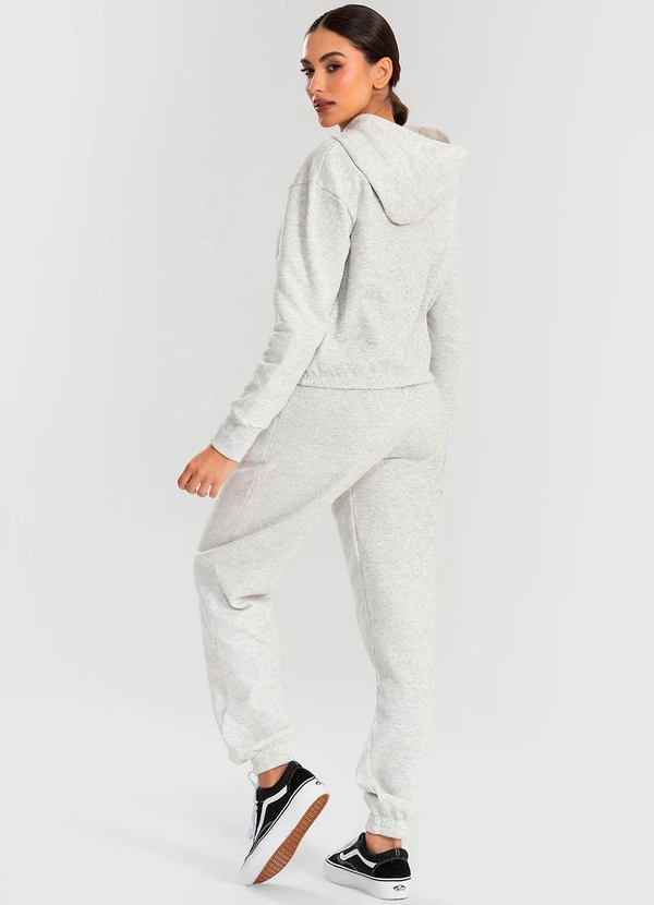 Meu Jeans - Calça Moletom Jogger Mescla Banana 4