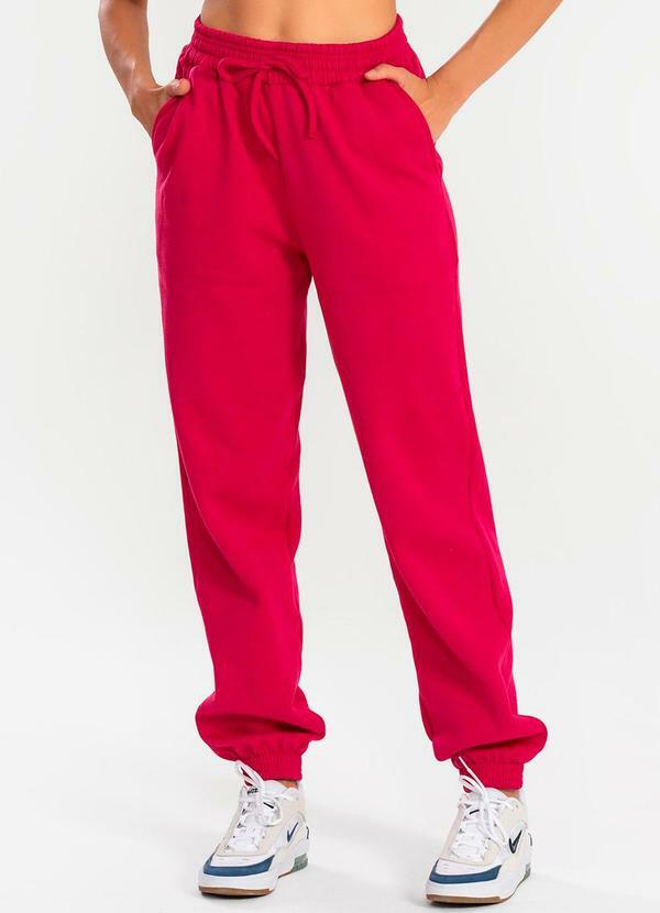 Meu Jeans - Calça Moletom Jogger Pink