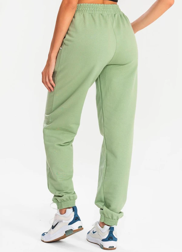 Meu Jeans - Calça Moletom Jogger Verde Pistache 2