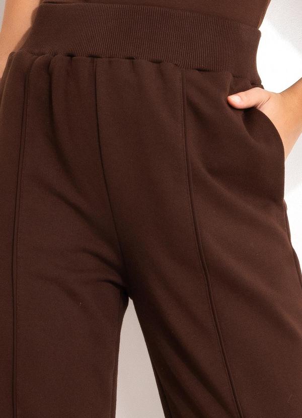 Forum - Calça Moletom Marrom 6