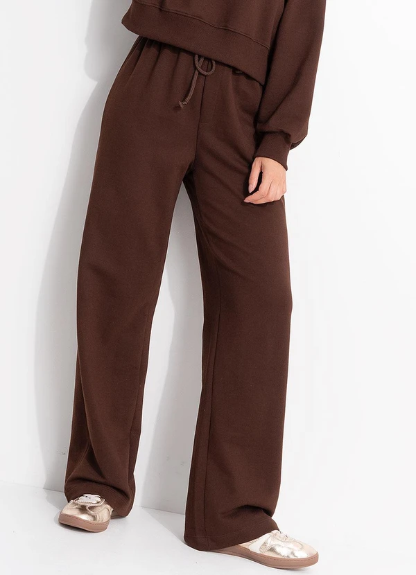 Colcci - Calça Moletom Marrom