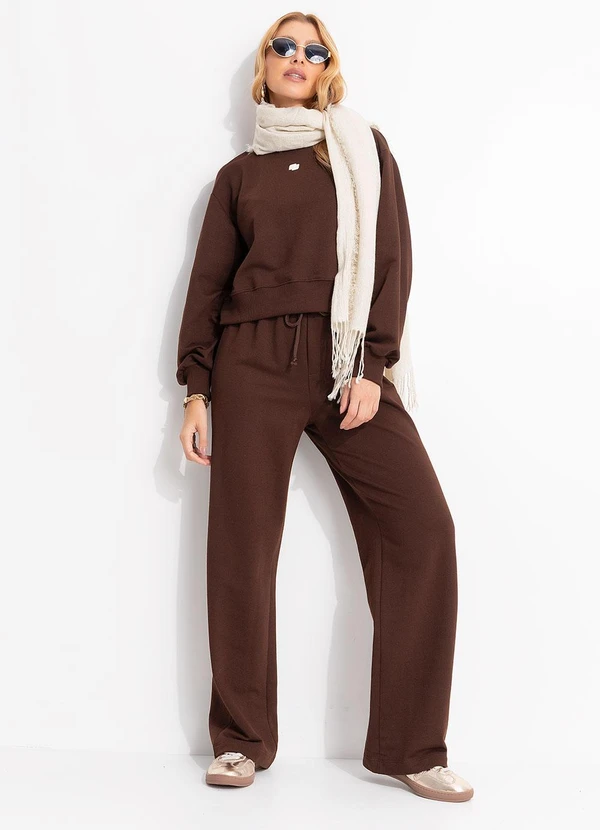 Colcci - Calça Moletom Marrom 3