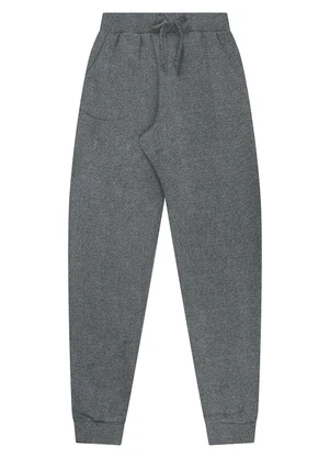 Rovitex - Calça Moletom Peluciado Básica Cinza - ROVITEX