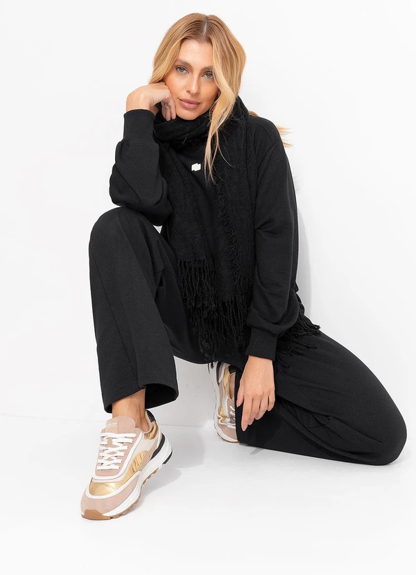 Colcci - Calça Moletom Preto 4