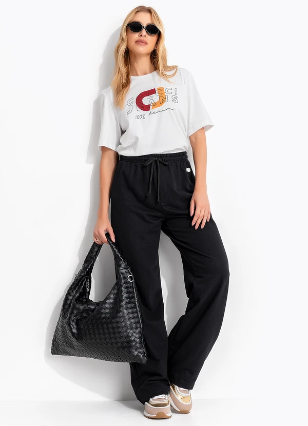 Colcci - Calça Moletom Preto 7