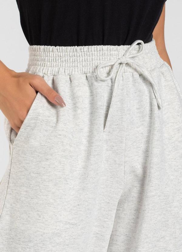 Meu Jeans - Calça Moletom Wide Leg Tai Banana Mescla 5