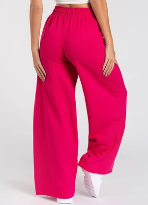Meu Jeans - Calça Moletom Wide Leg Val Pink - MEU JEANS