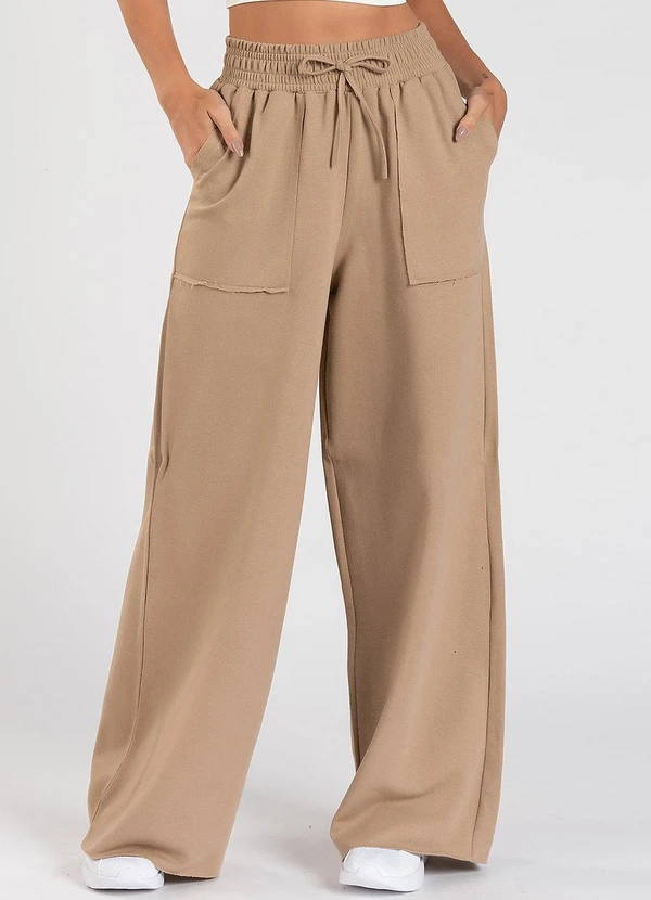 Meu Jeans - Calça Moletom Wide Leg Val Terra