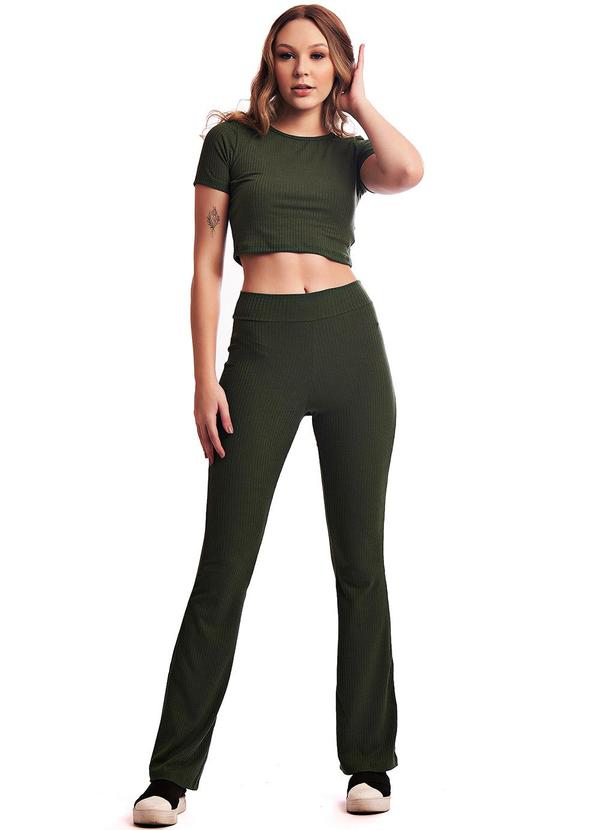 E-blossom - Calça Nanda Verde 3