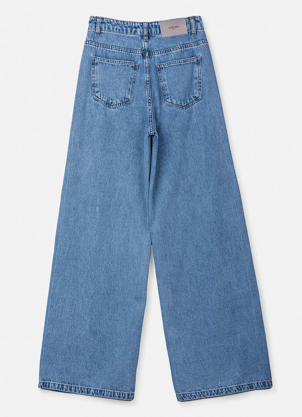 Authoria - Calça Over Jeans Azul Azul 6