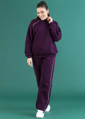 Soft Bonni - Calça Pantalona Adulto Borgonha - SOFT BONNI