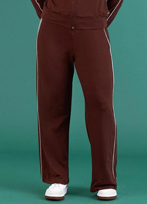 Soft Bonni - Calça Pantalona Adulto Marrom - SOFT BONNI
