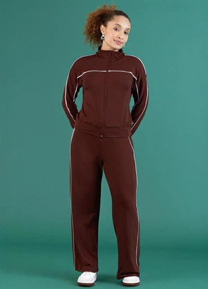 Soft Bonni - Calça Pantalona Adulto Marrom - SOFT BONNI