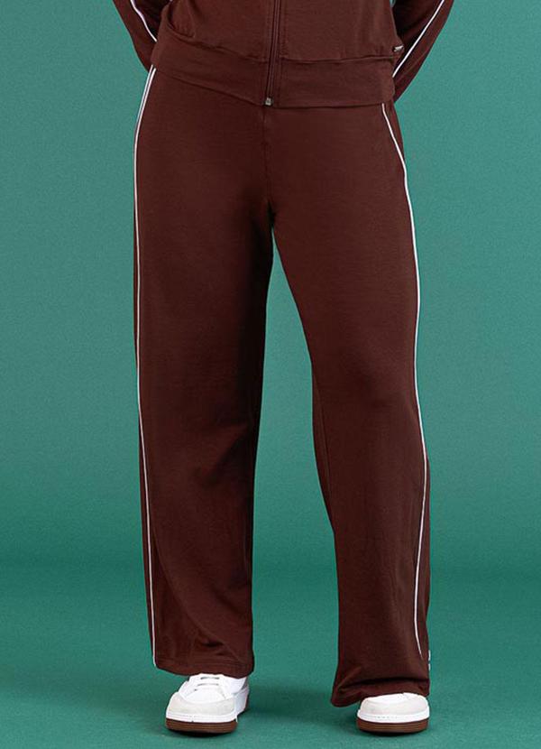 Soft Bonni - Calça Pantalona Adulto Marrom
