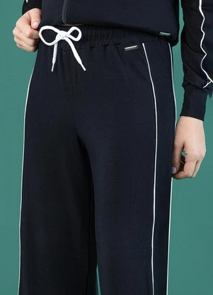 Soft Bonni - Calça Pantalona Adulto Preto - SOFT BONNI