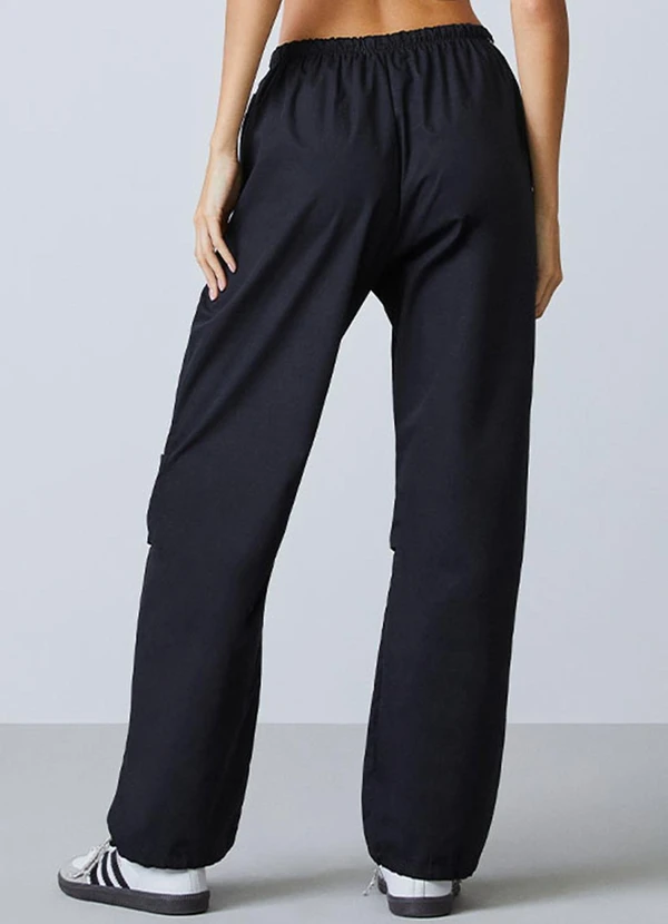 Authoria - Calça Parachute Preta Preto 4